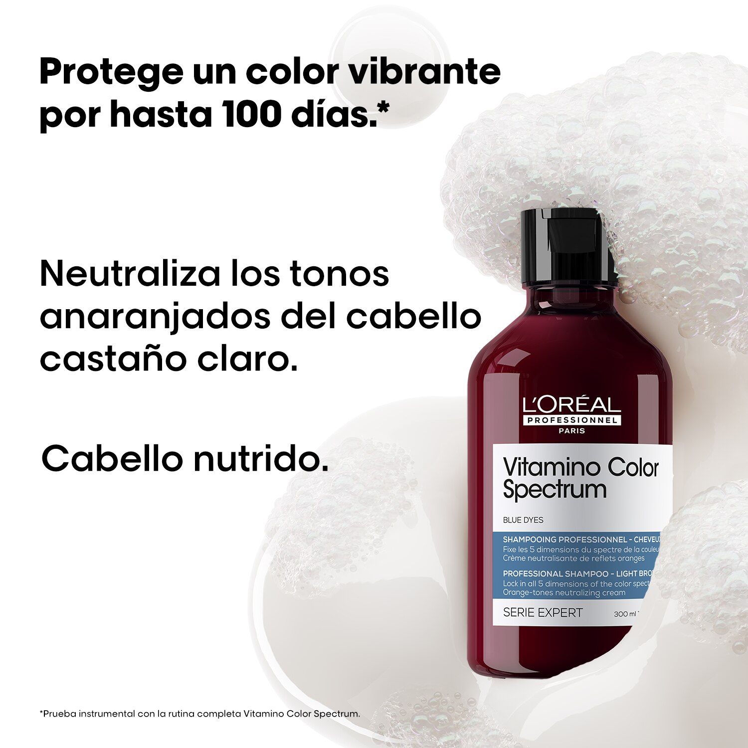 L'OREAL PROFESSIONNEL SE SPECTRUM BLUE SHAMPOO (SHAMPOO NEUTRALIZADOR PARA CABELLO CASTAÑO CLARO)